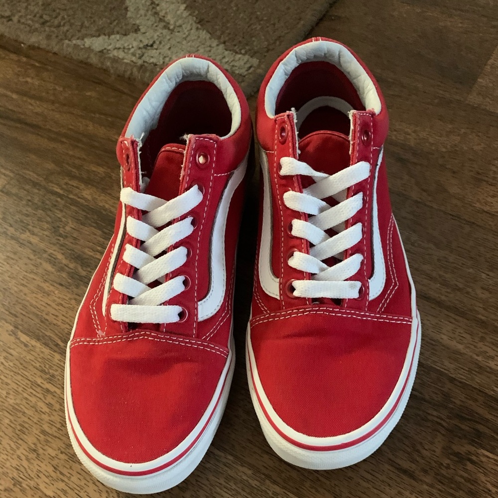 Red Old Skool Vans